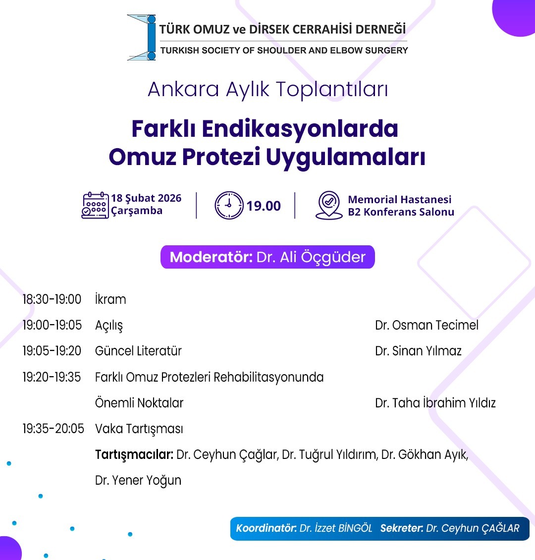 Faklı Endikasyonlarda Omuz Protezi Uygulamaları